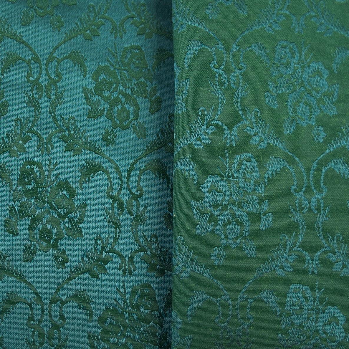 Cotton jacuard , grønn, 140 cm