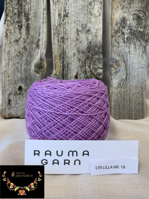 NM 25/5 BELTEGARN 19 lys lilla nøste 100 gram