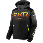 FXR Helium Jacket Black/Char/Inferno Yth