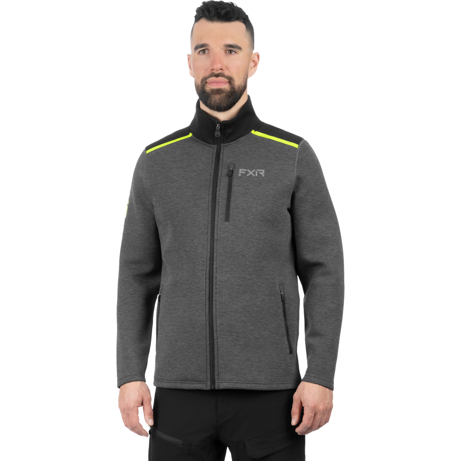 FXR Altitude Tech Zip-Up Asphalt/Hi Vis M