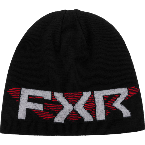 FXR Split Beanie Black/Red OS