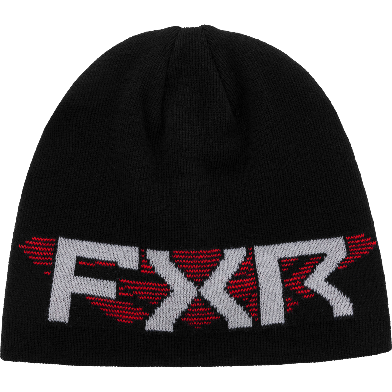 FXR Split Beanie Black/Red OS