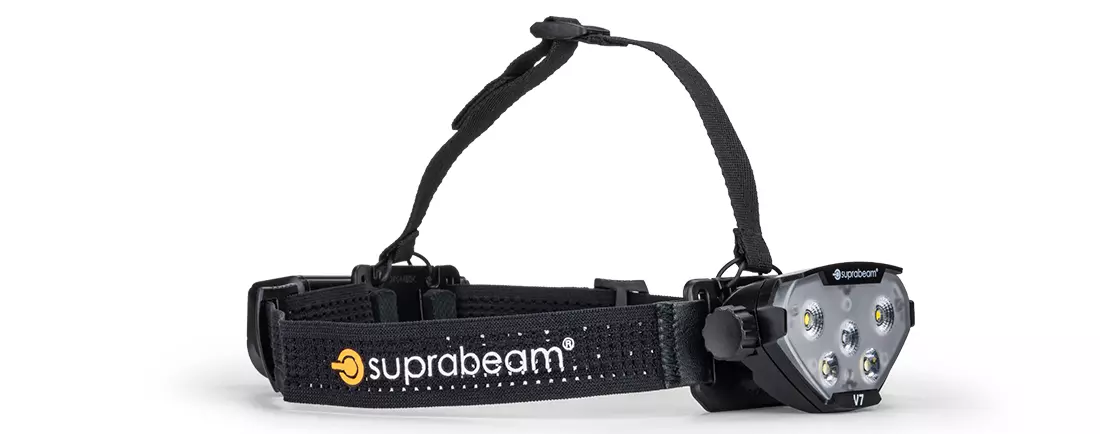 Suprabeam V7 Oppladbar Hodelykt 3500 Lumen