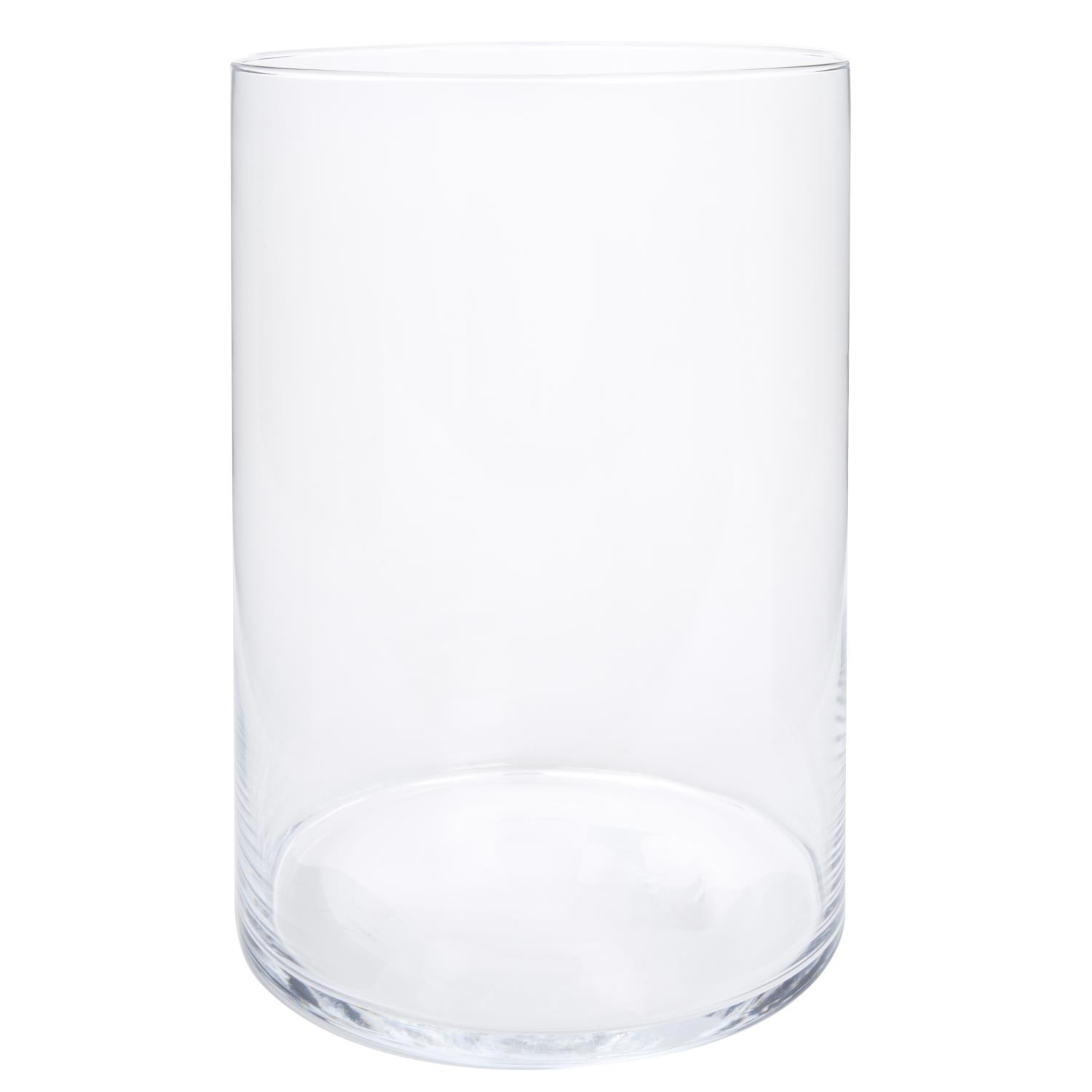 Vase glass sylinder D25 H35cm