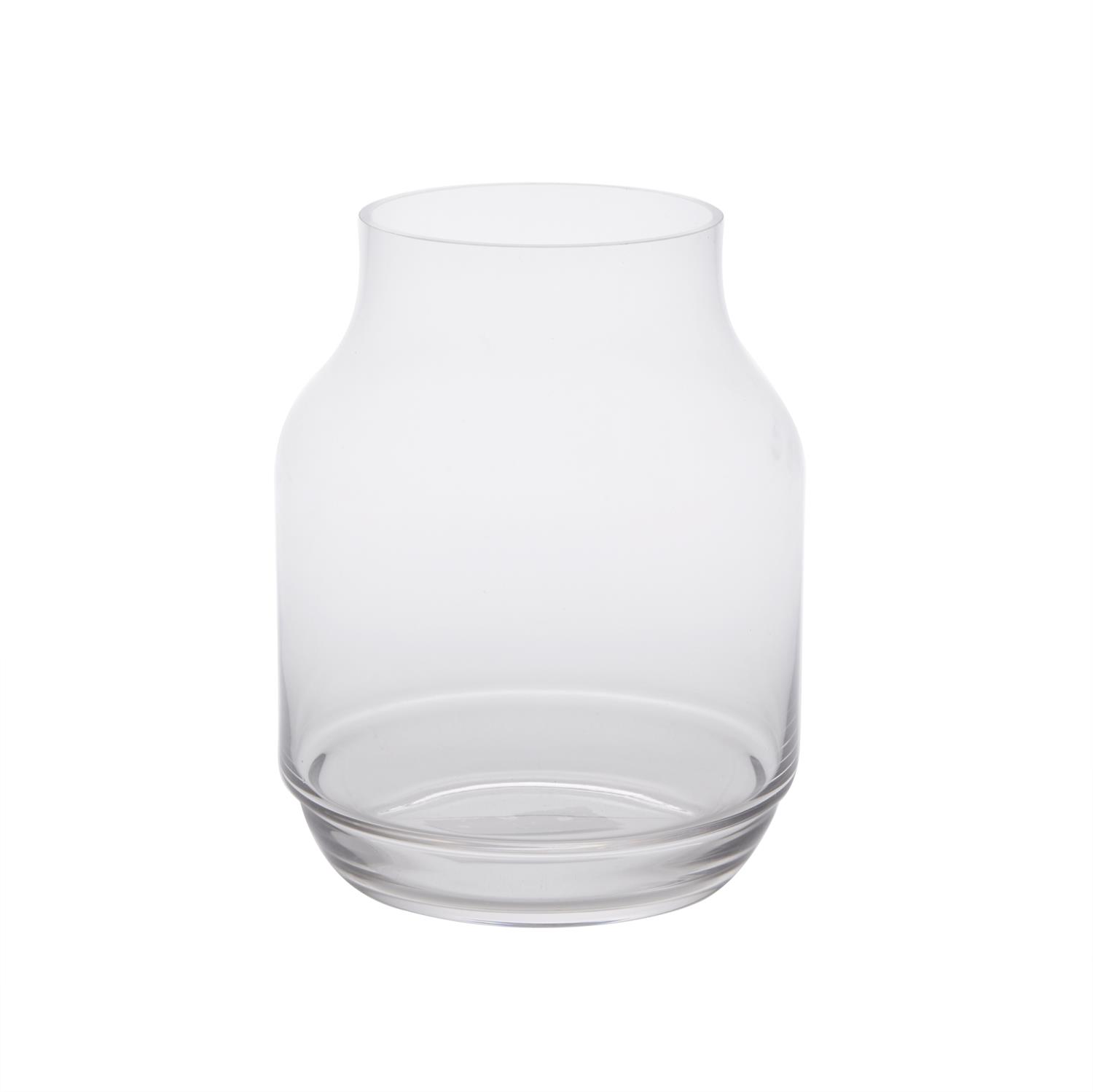 Vase glass klar D11 H20cm