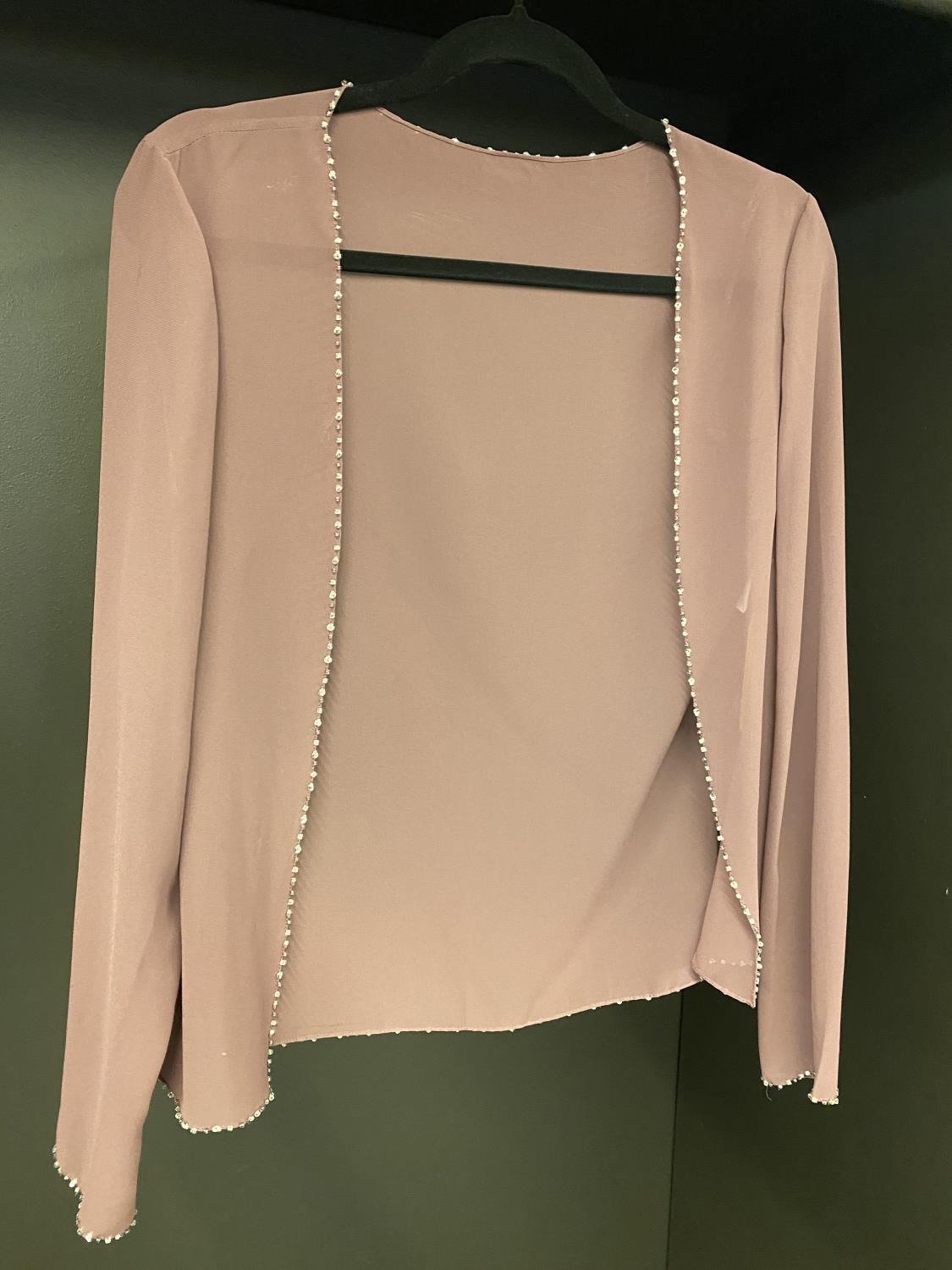 Jakke Chiffon Farge: Lilla Str. 42