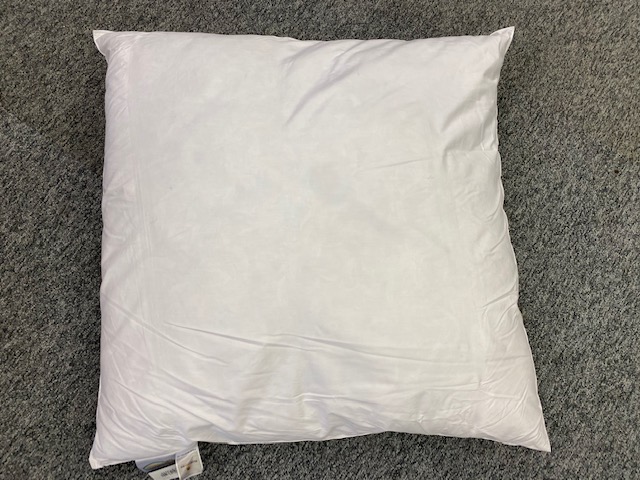 Innleggspute dun hvit 60x60cm