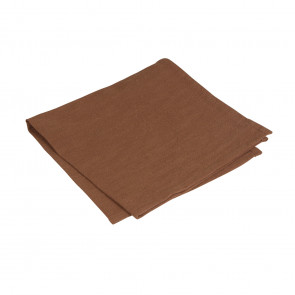 Brikke /serviett Rami Cognac 42x42cm rami/bommul