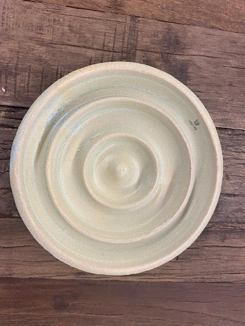Såpeskål matt mintgrønn Håndlaget keramikk Ø10cm
