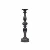 Lysestake i metall D12.5 H47.5 cm black