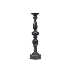 Lysestake i metall D12.5 H47.5 cm black