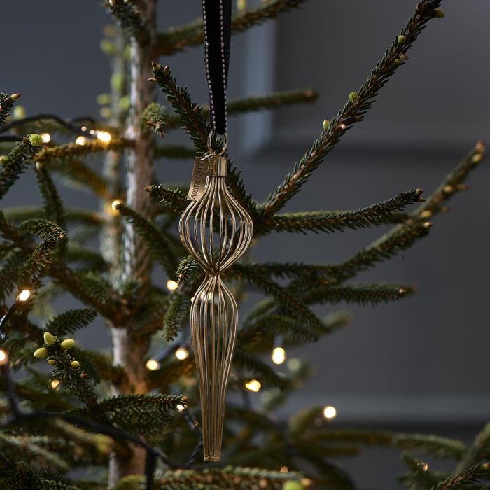 Kule julekule ornament Riviera Maison Håndlaget glass Ø5 H18cm