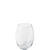 Vase Saga klart tykt glass rund oval Ø12 H20cm