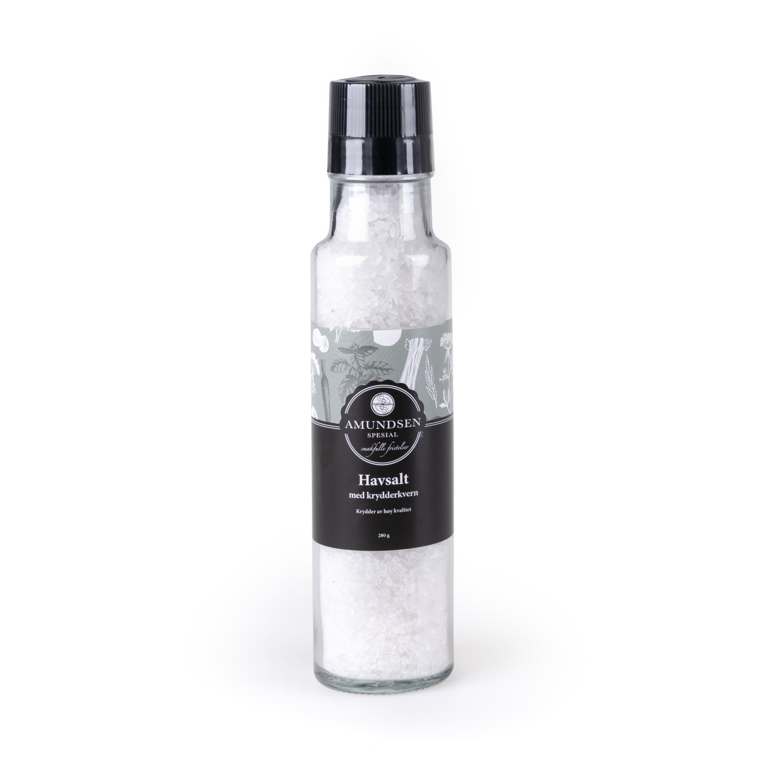 Amundsen Spesial Krydderkvern - Hav Salt med kvern 280g