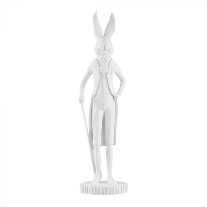 Kanin Lene Bjerre Semina rabbit hvit 10,5x38cm