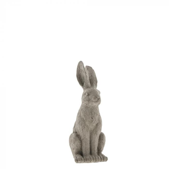 Kanin Lene Bjerre Semina rabbit grå  9,5x7,5x20cm