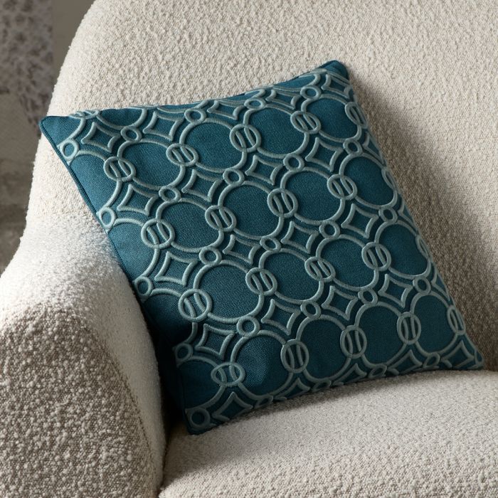 Putetrekk Riviera Maison Mustique Rings Pillow Cover Håndlaget ornament 50x50