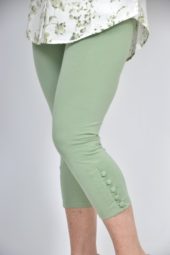 Tights stretch Hvit, krem, lys grønn eller marine, med detalj knapper