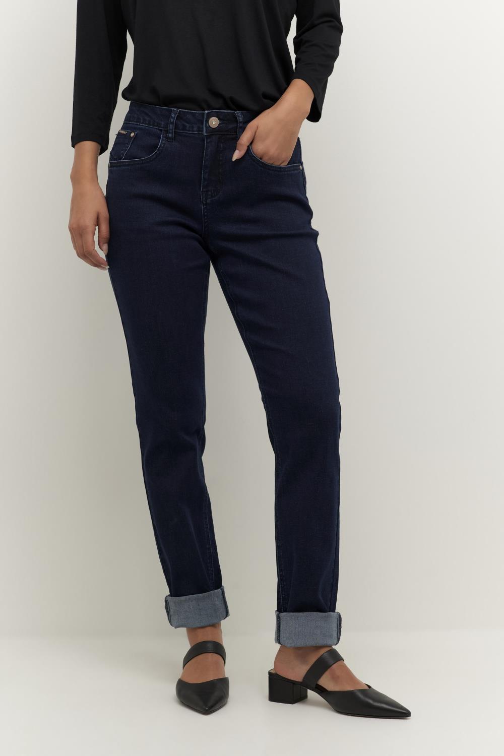 Bukse Jeans Mørk blå Denim CRLONE JEANS - COCO FIT