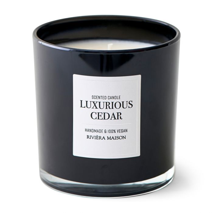 Riviera Maison Duftlys i gave boks RM Luxurious Cedar Scented Candle L