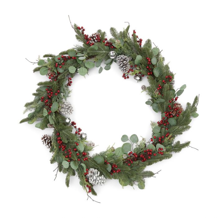Riviera Maison Krans vinter jul dekorert krans RM Winter Memories Wreath Dia 100 cm