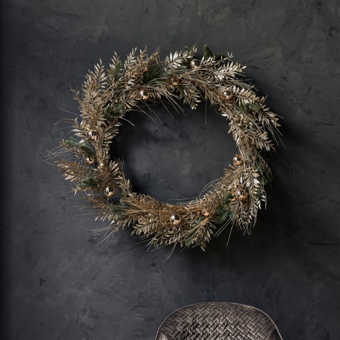 Riviera Maison Krans vinter jul dekorert krans RM Sparkle All The Way Wreath D 100 cm