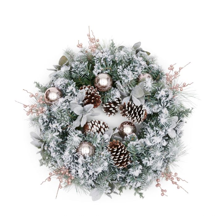 Riviera Maison Krans vinter jul dekorert krans RM MERRY EVERYTHING WREATH Ø60CM