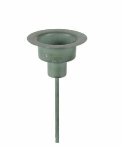 Lysholder pigg krinelys grønn Ljushållare antik/värmeljus, grön, D6,5 H15 cm