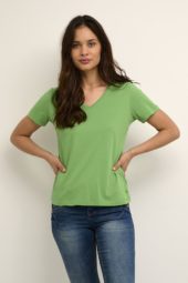 T-skjorte Grønn Columbia med V hals Naia Tshirt 50% Bomull, 50% Modal
