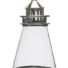 Riviera Maison Dekor stake lysestake telysholder fyrtårn sølv delt RM Lighthouse Lantern H36cm