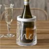 Riviera Maison Vinkjøler dobbel vegg glass med skrift Cheers To Summer Wine Cooler i gaveeske