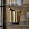 Riviera Maison Vinkjøler XL Luksus gull finish, metall RM Du Palmier Wine Cooler