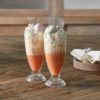 Riviera Maison Milkshake glass drink glass s/2 med rørepinne RM Shake It Up Glass & Stirrer 2 pcs