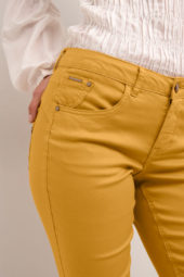 Bukse Jeans CRLotte Plain Twill - Coco Fit Narcissus Okergul 65%Cotton, pol 2%ela