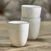 Riviera Maison Kopp krus kaffe/te hvit porselen med tekst RELAX RM Relax Coffee Mug