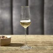 Riviera Maison Champagne glass Bobbler håndblåst glass riller gullkant Les Saisies Bubbles Glass