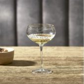 Riviera Maison Champagne glass Hjerter dekor gyllent RM Lovely Heart Coupe Glass