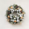 Riviera Maison Krans vinter jul dekorert krans gyllen natur RM Merry Christmas Wreath gold 65 cm