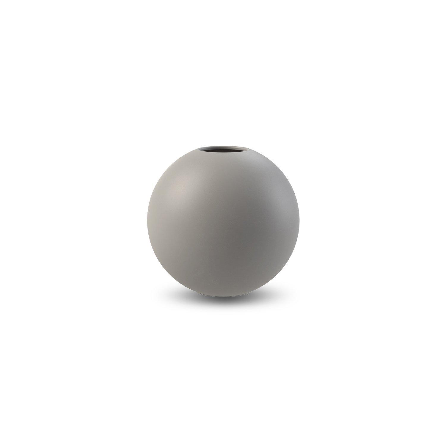 COOEE - Ball Vase 10 cm grå