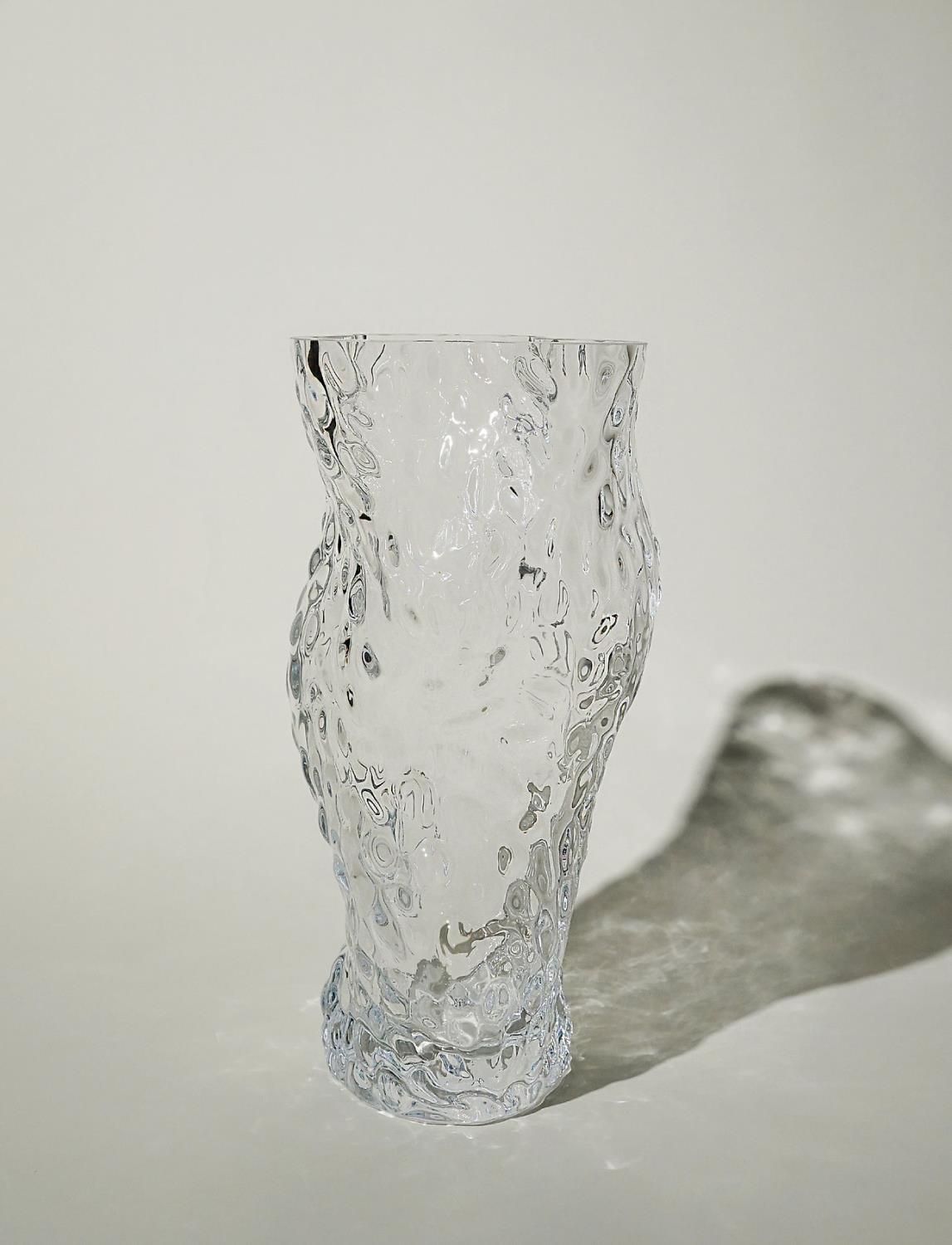 Hein Studio Ostera Rock Glass vase Clear
