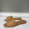 FLATTERED Milla tan nappa sandal