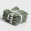 GANT ORGANIC PREMIUM TOWEL 30X30 4pak grønn,grå,brun,mørkeblå ++