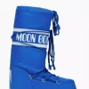 MOON BOOTS Icon nylon blå og gul