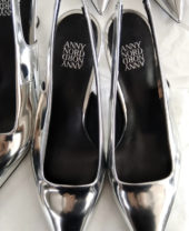 Anny Nord Point blank slingback silver