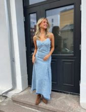 Gestuz Kalia sl long dress denim