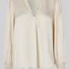 SF Bardi v-neck blouse off-white