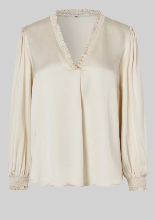 SF Bardi v-neck blouse off-white