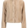 Ella & il Carro fake fur jacket beige