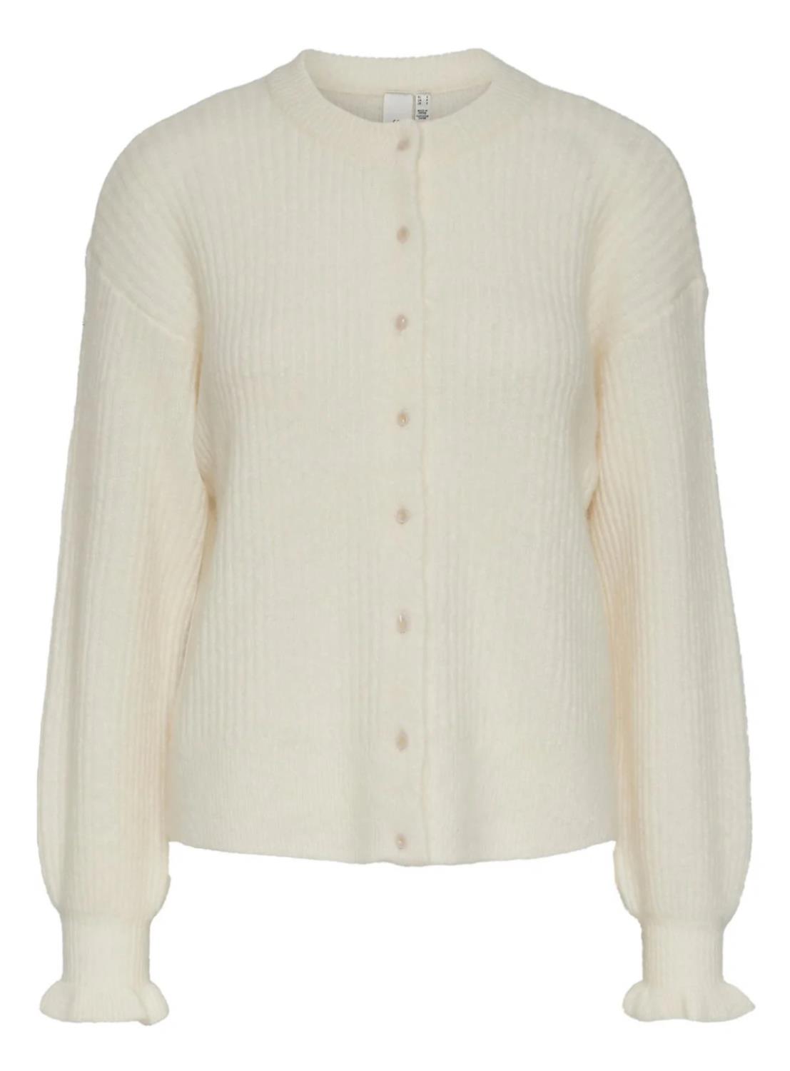 Yascuddie cardigan mørkeblå og cream