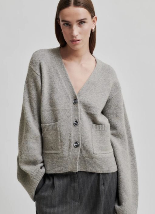 Second female Faria knit cardigan